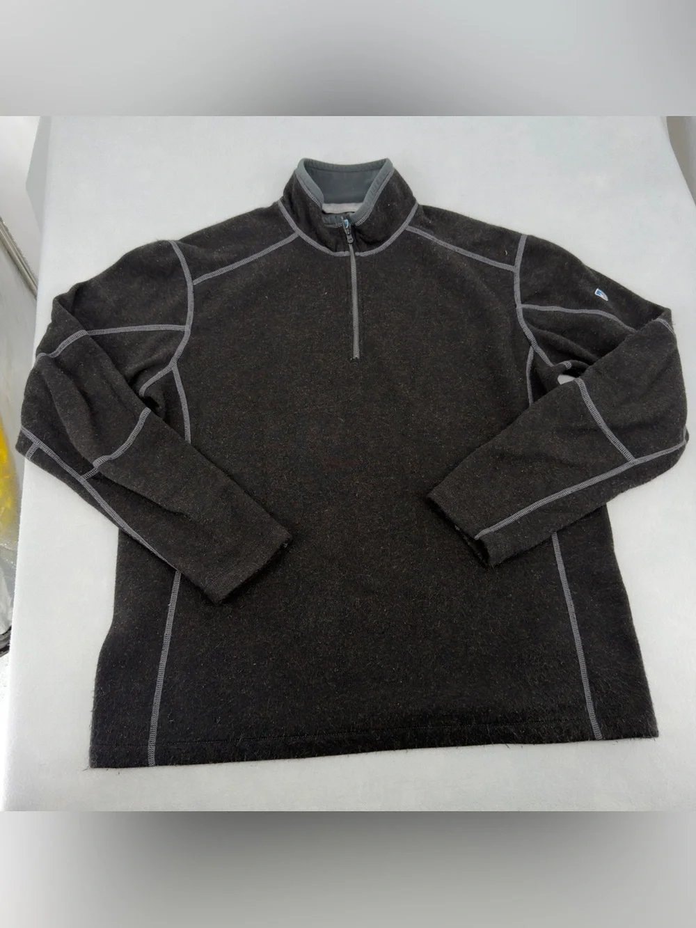 Kuhl Black Revel 1/4 Zip Pullover Sz XL Mens